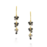 Long Grape Cluster Earrings