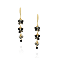 Long Grape Cluster Earrings