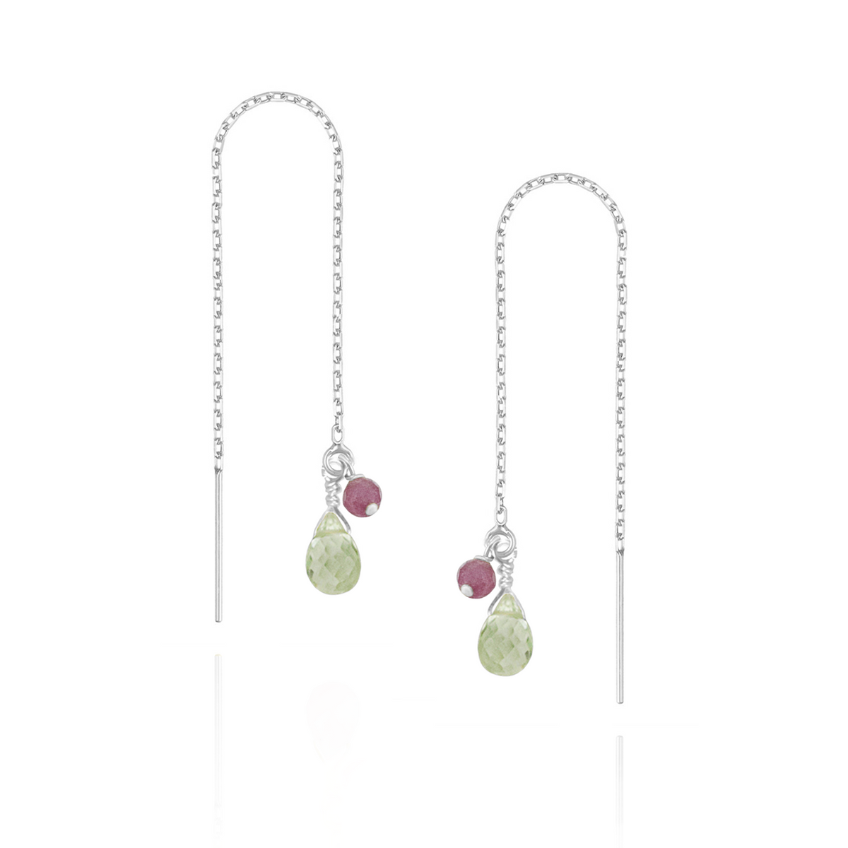 Briolette Threader Earrings
