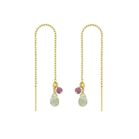 Briolette Threader Earrings