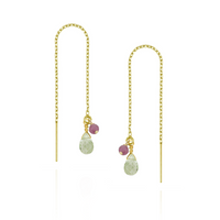 Briolette Threader Earrings