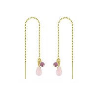 Briolette Threader Earrings