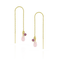 Briolette Threader Earrings