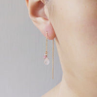 Briolette Threader Earrings