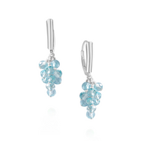 Grape Cluster Latch Back Earrings