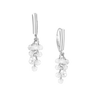 Grape Cluster Latch Back Earrings