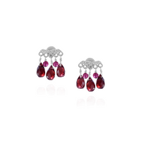 Gemstone Fringe Studs