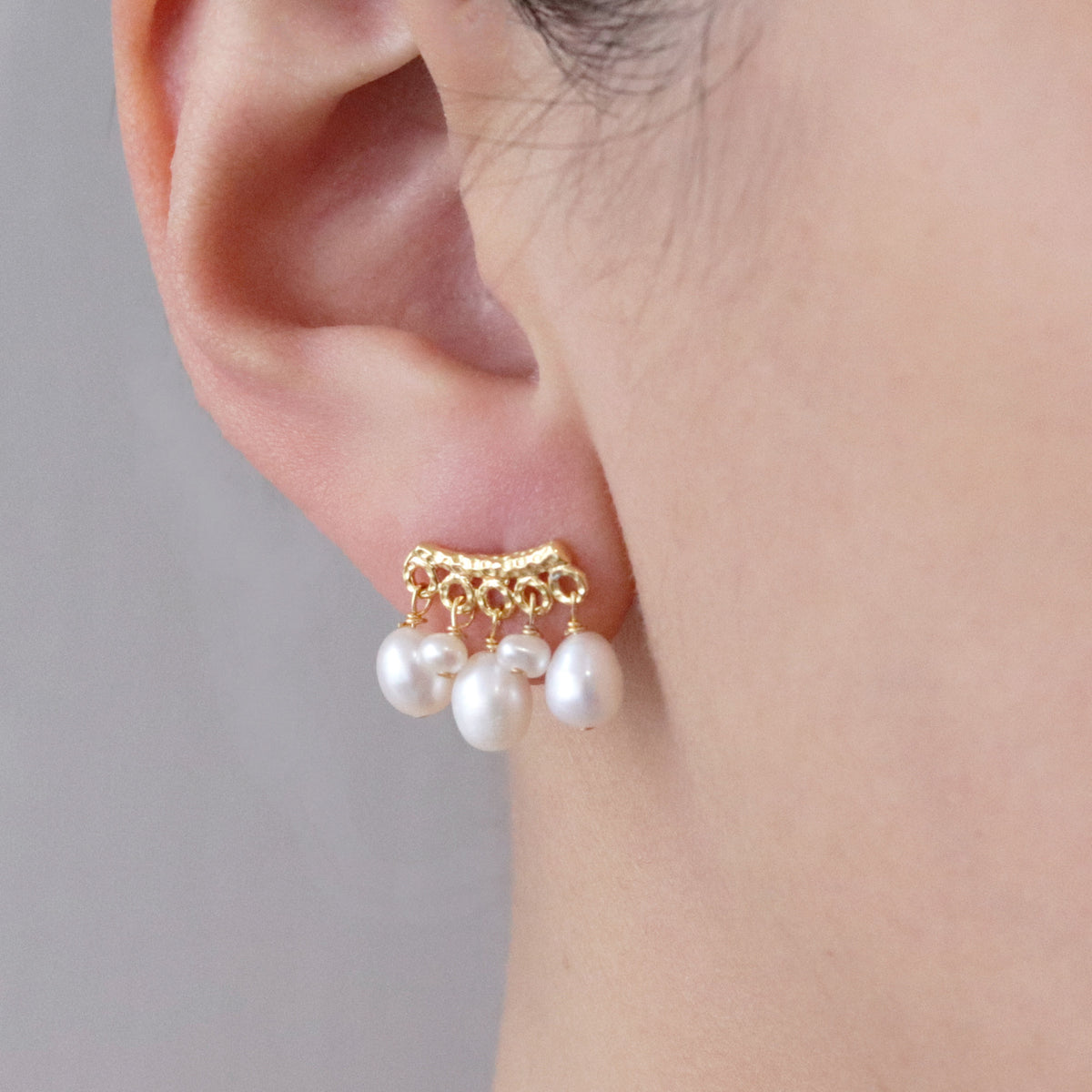 Gemstone Fringe Studs