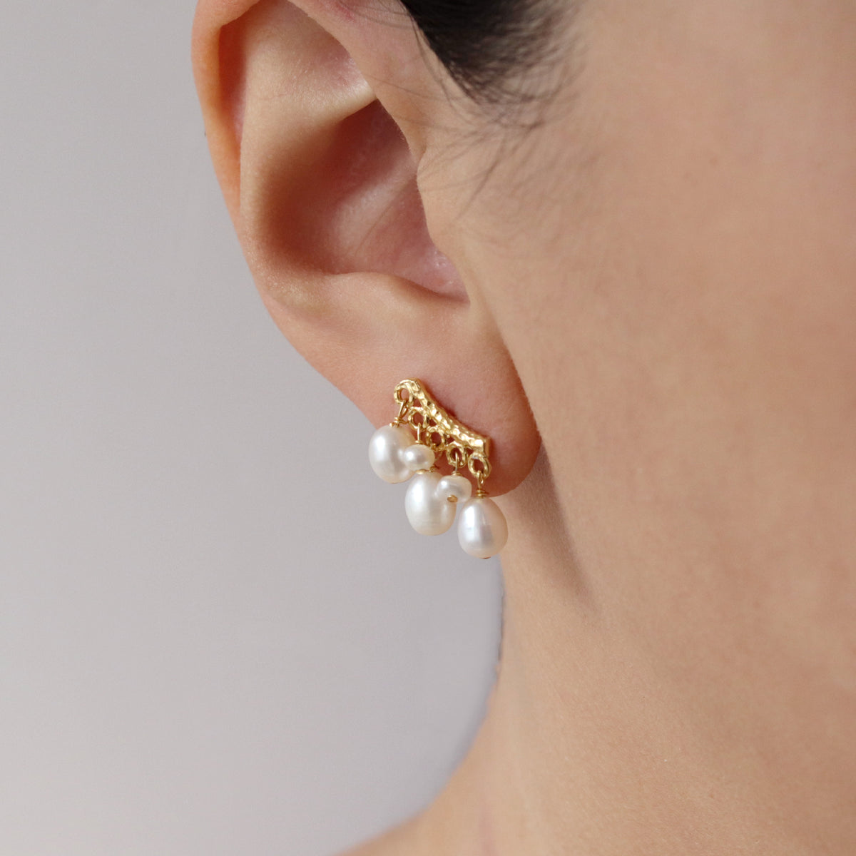 Gemstone Fringe Studs