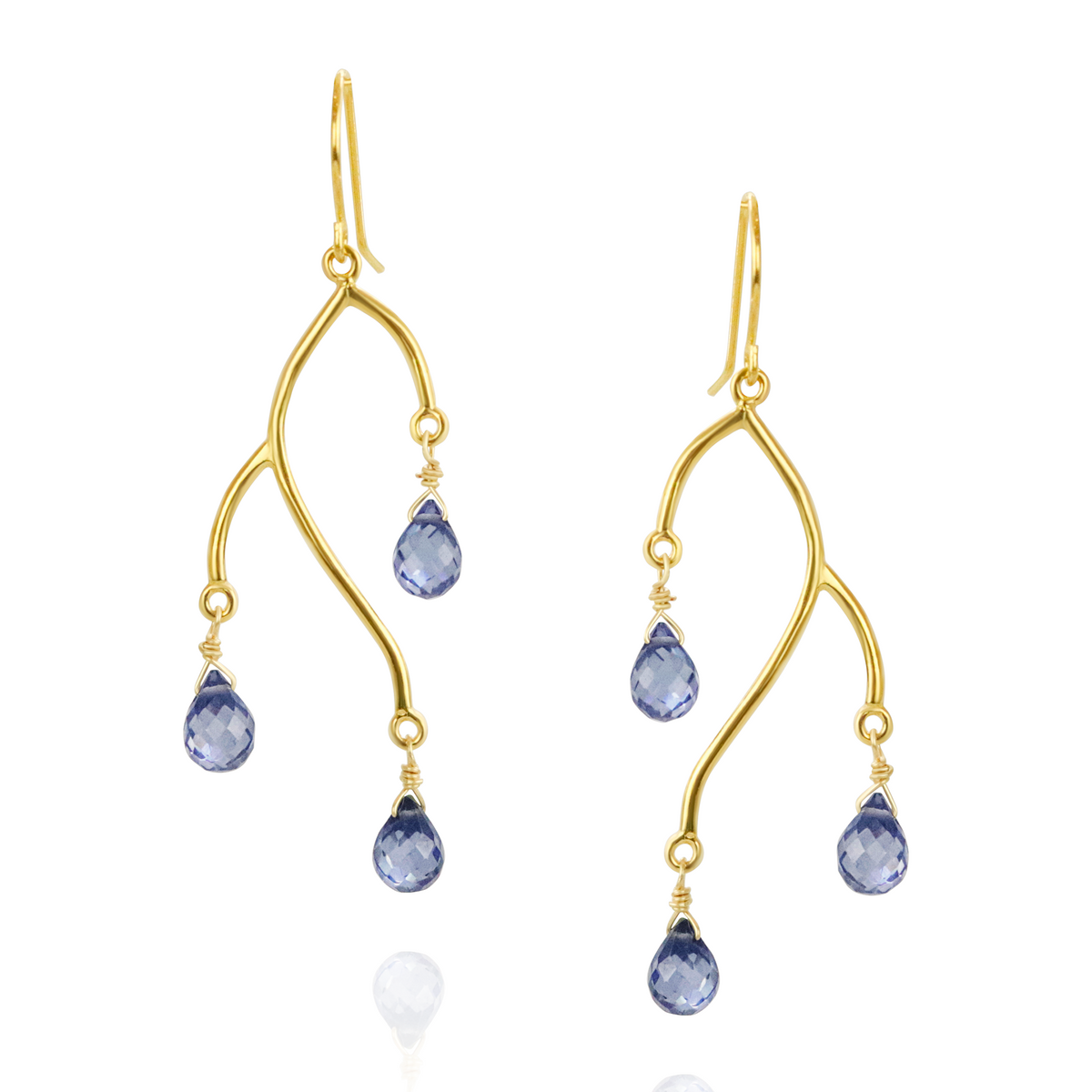 Blossom Briolette Statement Earrings