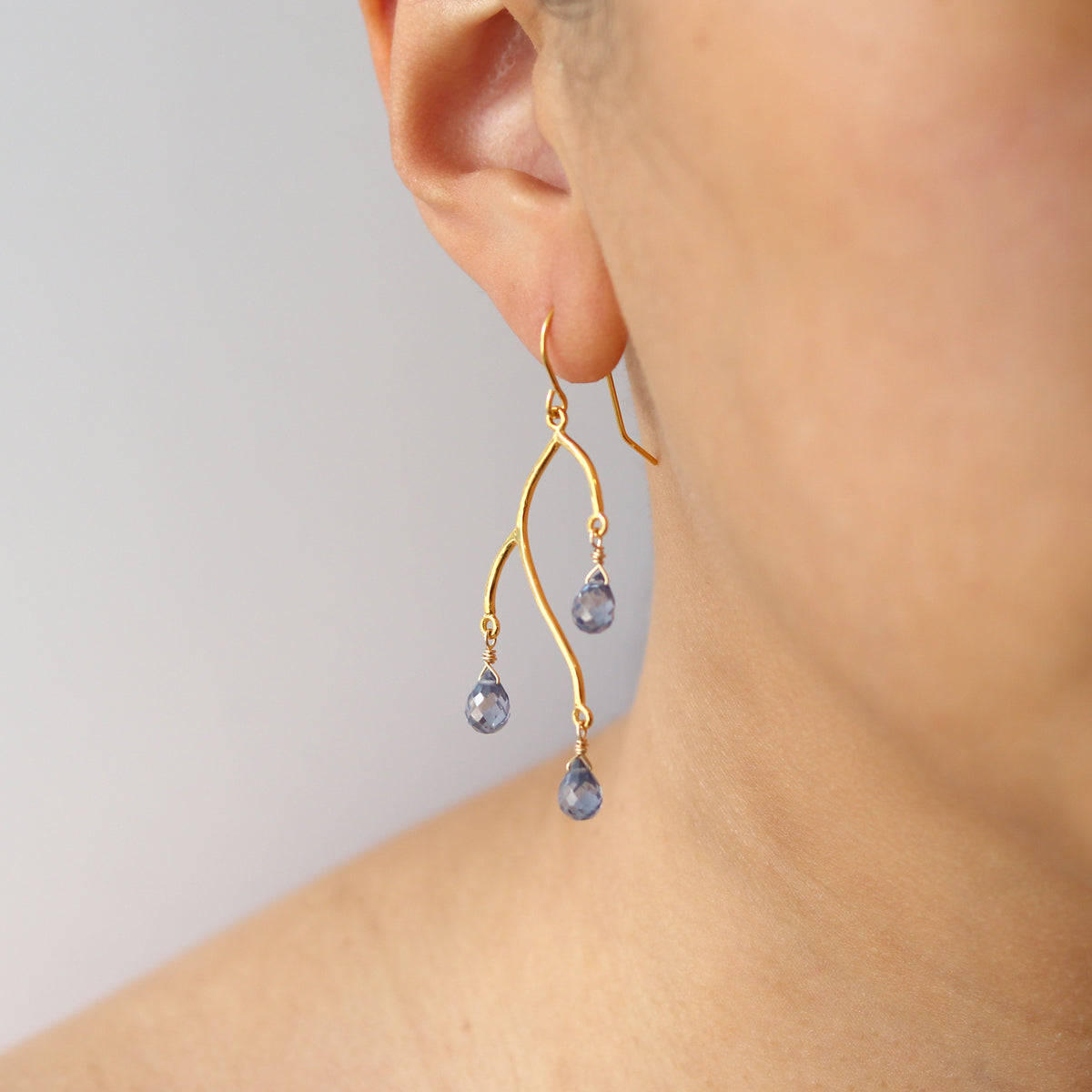Blossom Briolette Statement Earrings
