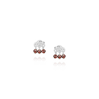 Mini Gemstone Fringe Studs