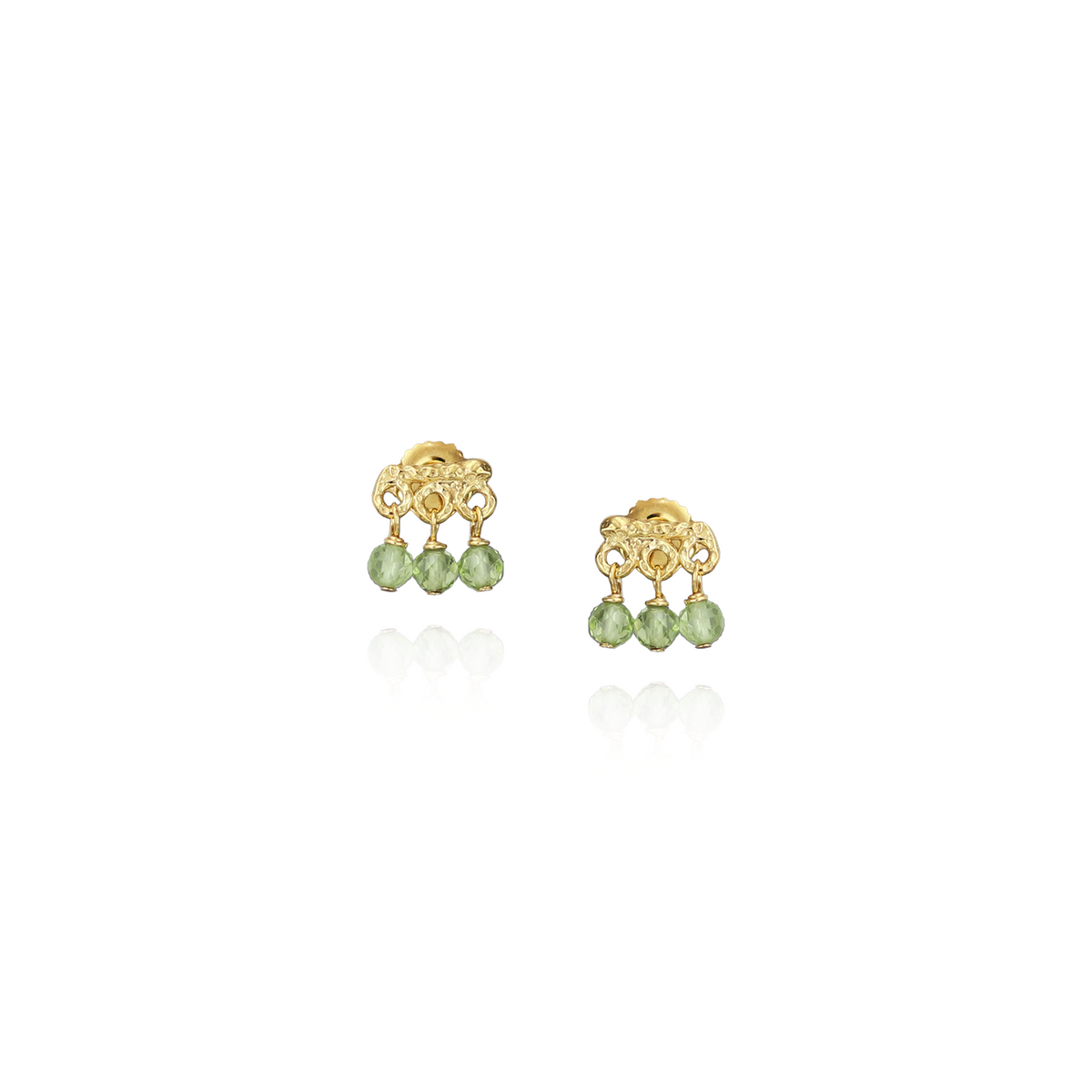Mini Gemstone Fringe Studs
