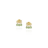 Mini Gemstone Fringe Studs