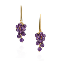 Grape Cluster Earrings