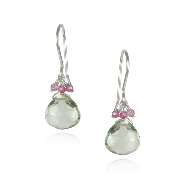 Dainty Gem Drop Earrings