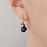Dainty Gem Drop Earrings