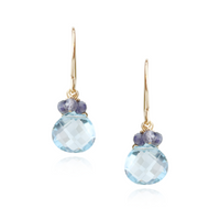 Dainty Gem Drop Earrings