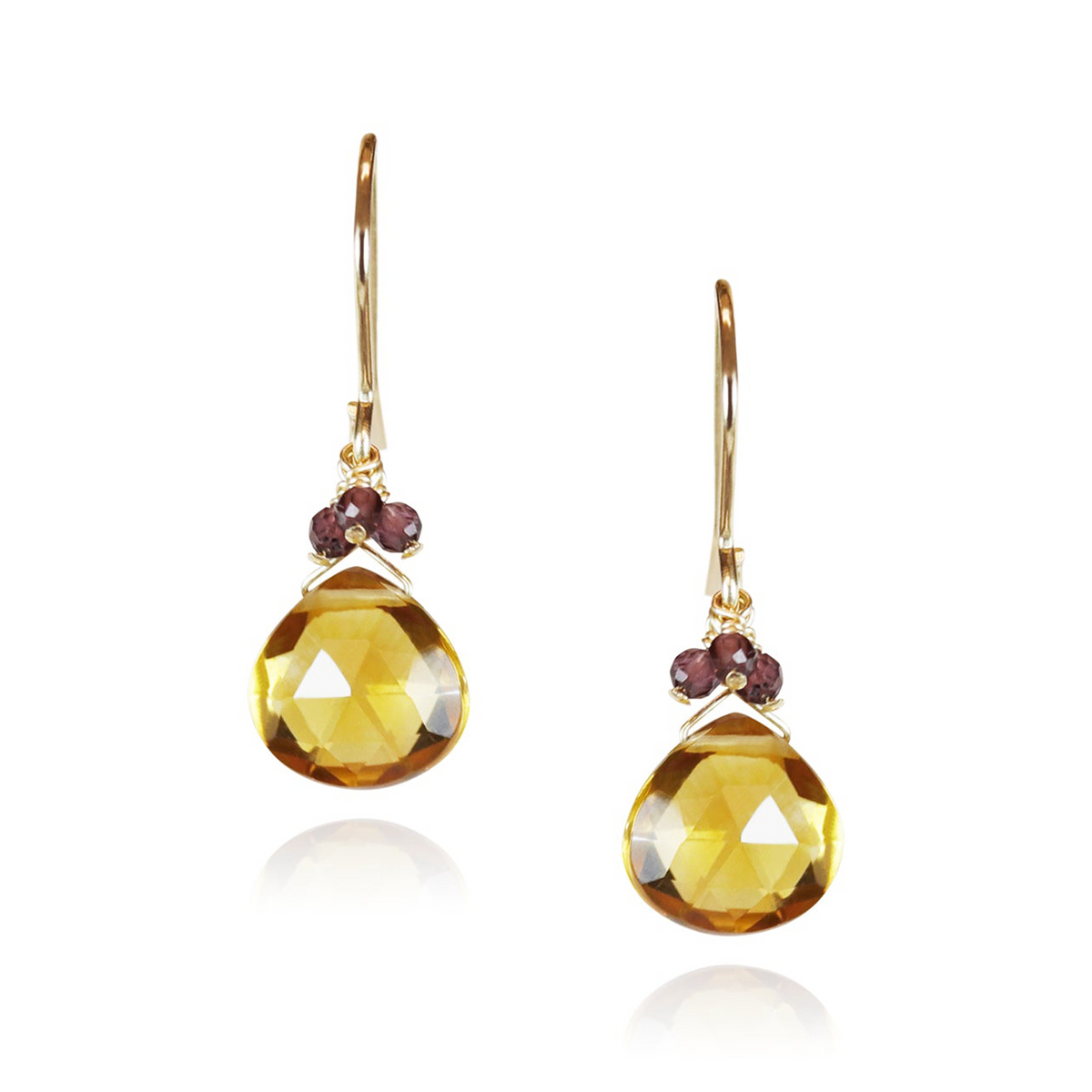 Dainty Gem Drop Earrings