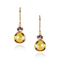 Dainty Gem Drop Earrings