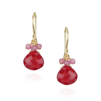 Dainty Gem Drop Earrings