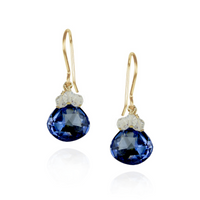 Coloured Zircon & Cluster Earrings