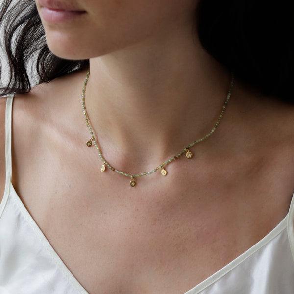 5 Star Charm Beaded Necklace