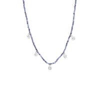 5 Star Charm Beaded Necklace