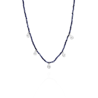 5 Star Charm Beaded Necklace