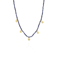 5 Star Charm Beaded Necklace