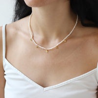 5 Star Charm Beaded Necklace