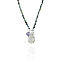 Star Charm Cluster Necklace