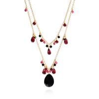 Gothic Double Tiered Statement Necklace