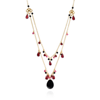 Gothic Double Tiered Statement Necklace