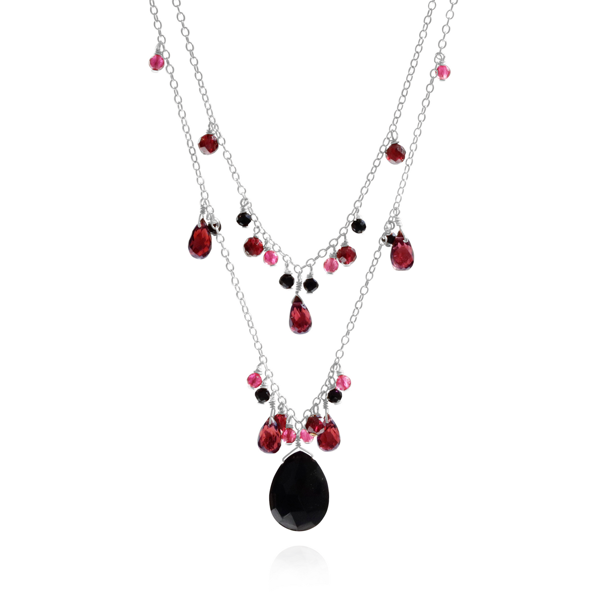 Gothic Double Tiered Statement Necklace