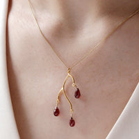 Blossom Briolette Pendant Necklace