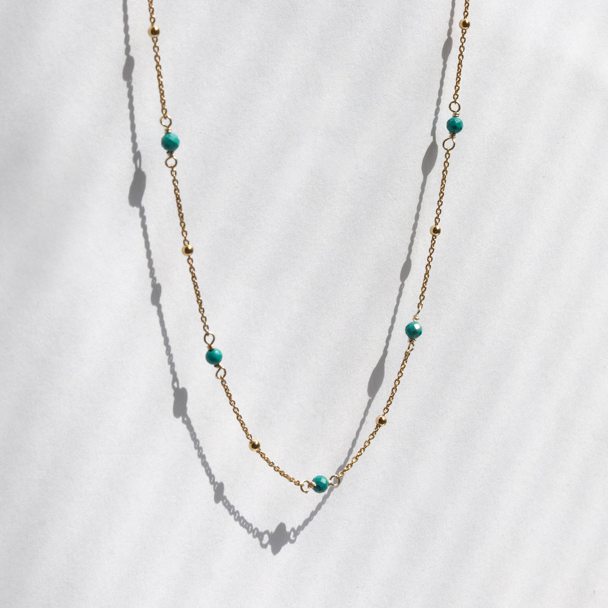 Beaded Satellite Chain Necklace
