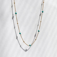 Beaded Satellite Chain Necklace
