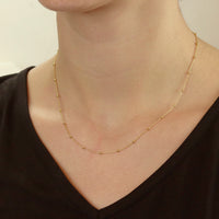 Plain Satellite Chain Necklace