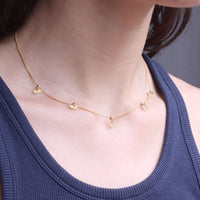 Delicate Adjustable Opal Necklace