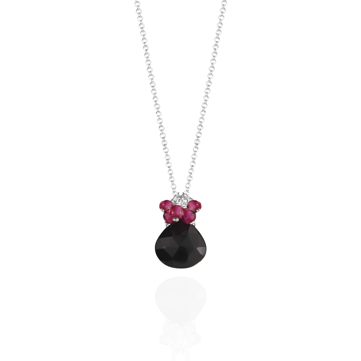 Gemstone & Cluster Pendant