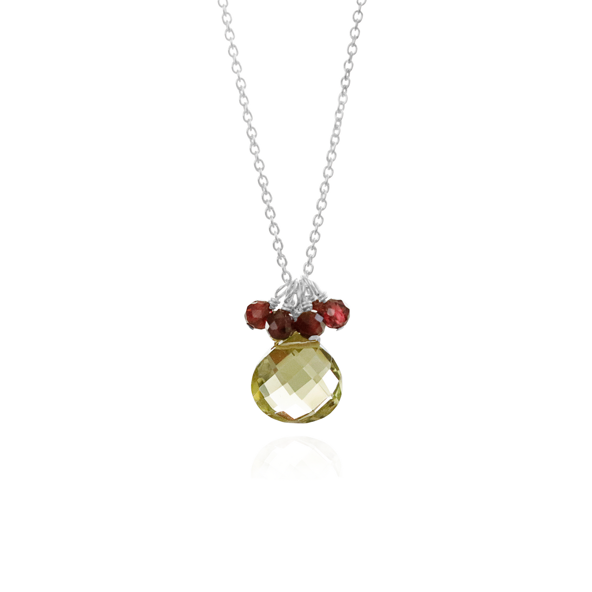 Gemstone & Cluster Pendant