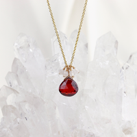 Gemstone & Cluster Pendant