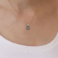 Gemstone & Cluster Pendant