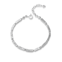 Plated Hematite Tile Bracelet