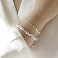 Plated Hematite Tile Bracelet