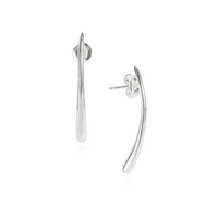 Silver Teardrop Earrings