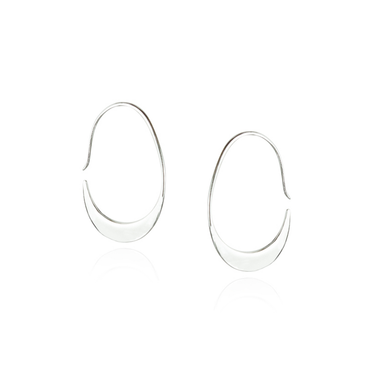 Modern Crescent Earrings