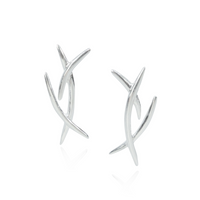 Silver Kiss Earrings