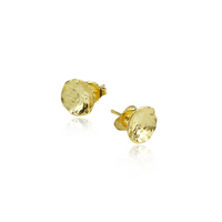 Hammered Disc Studs